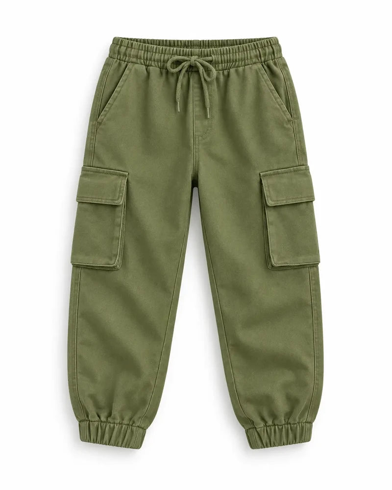 Pantalon Cargo Threadbare Enfant Vert