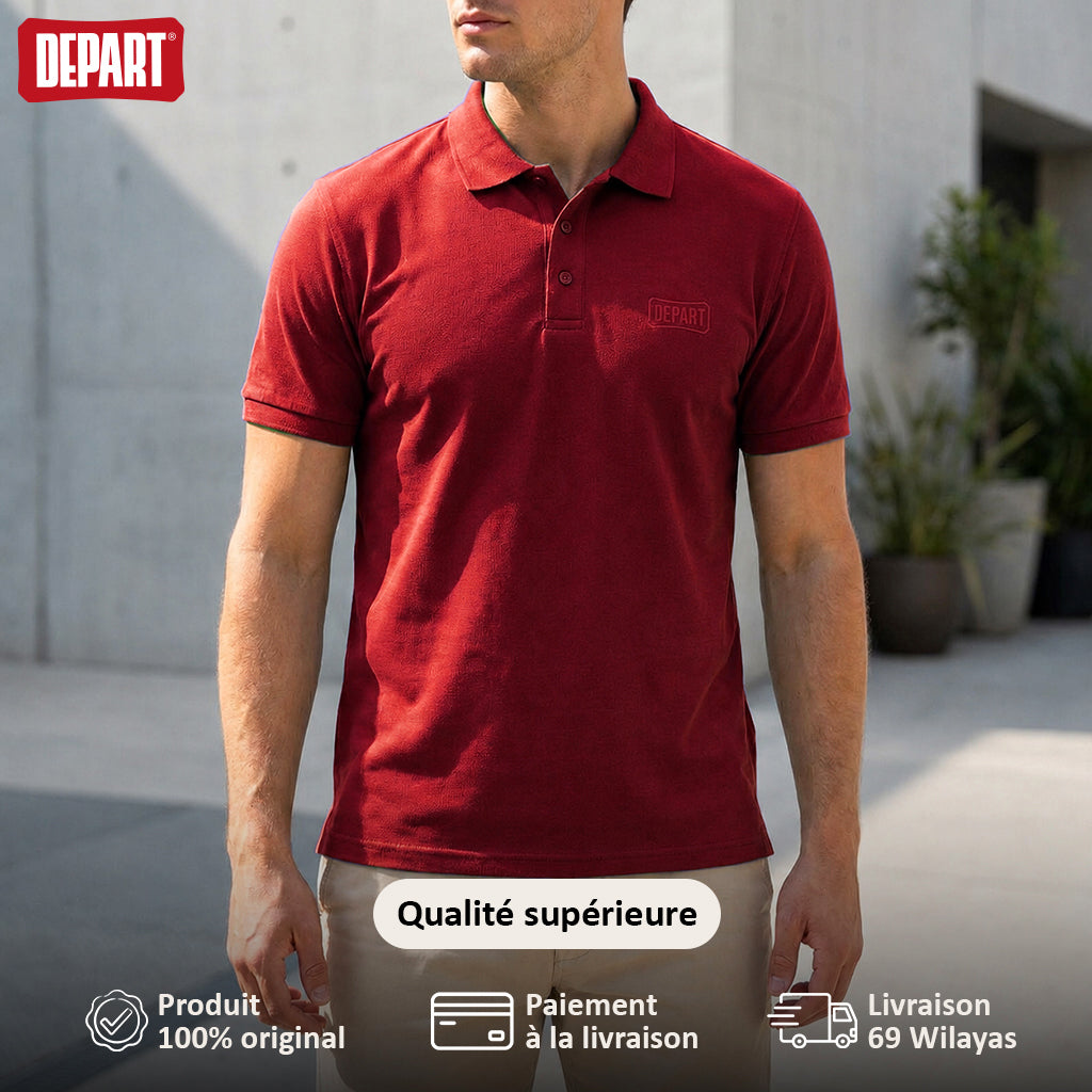 POLO DEPART HOMME ROUGE