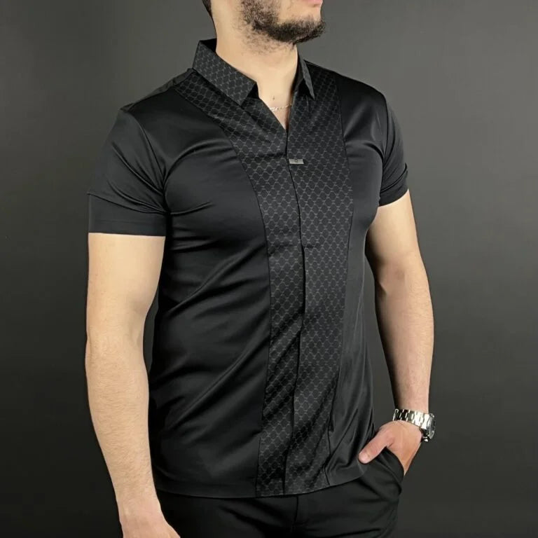 Pull Chemise Motif DL