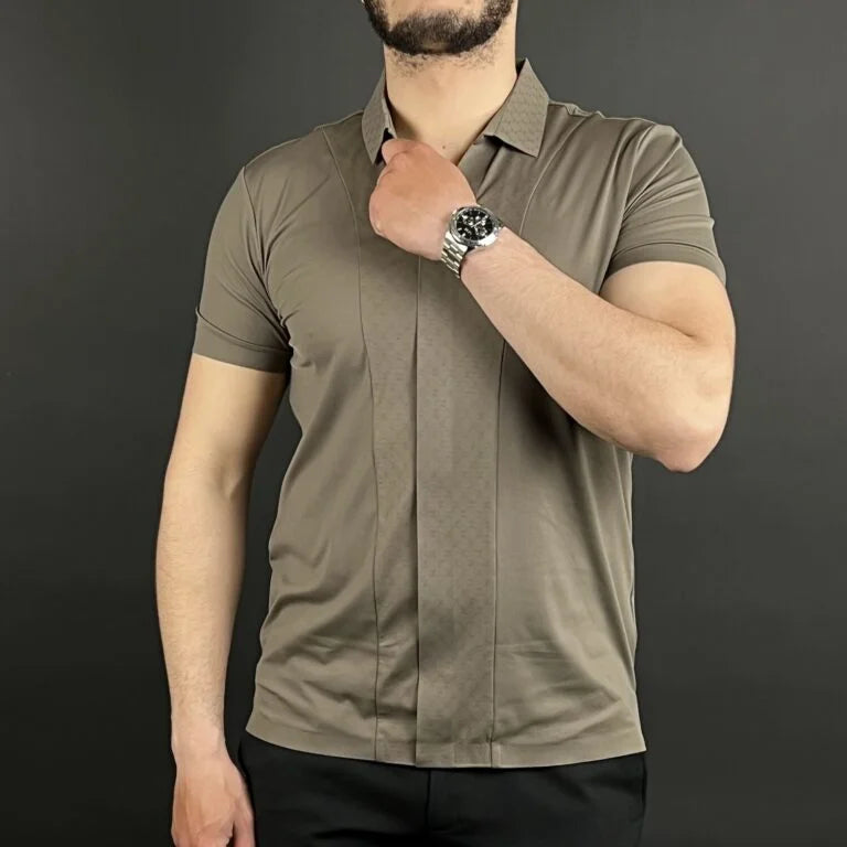 Pull Chemise Motif DL