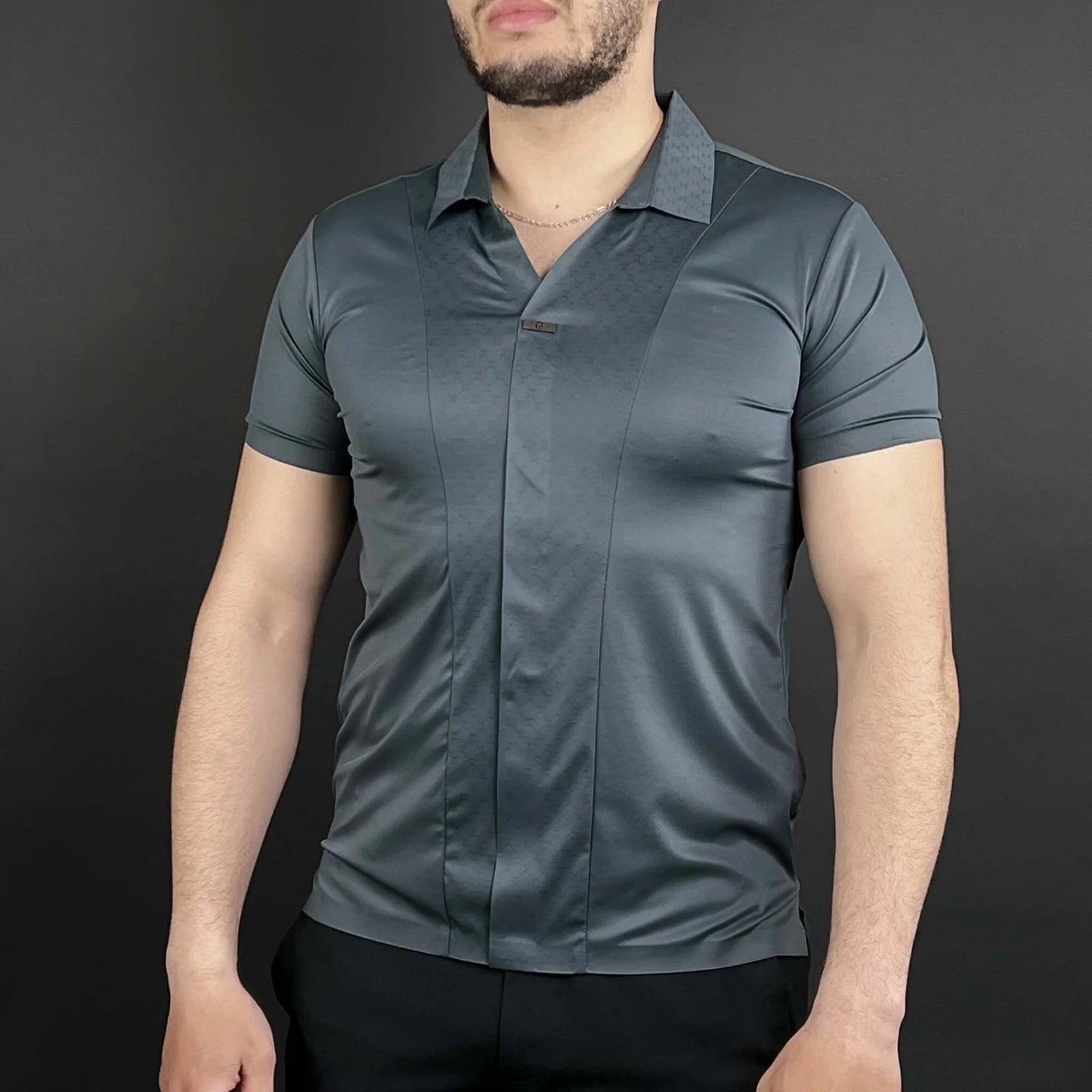 Pull Chemise Motif DL