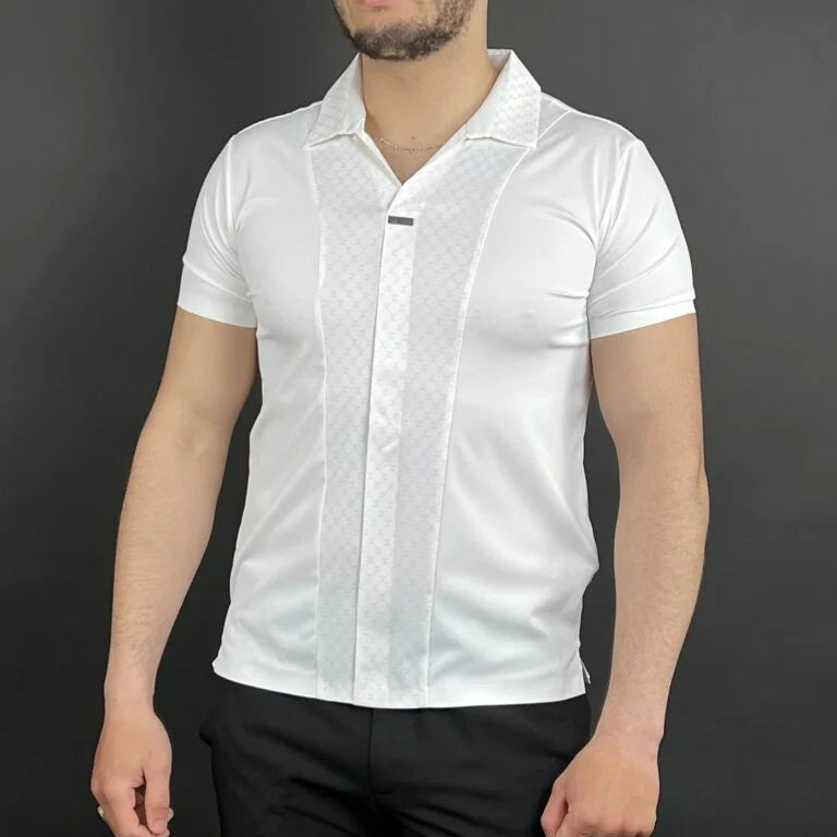 Pull Chemise Motif DL