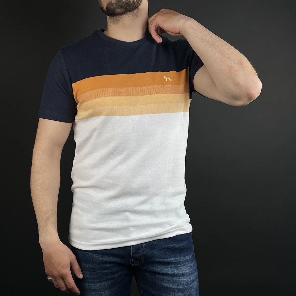 Tshirt Bewley & Ritch Orange/Navy