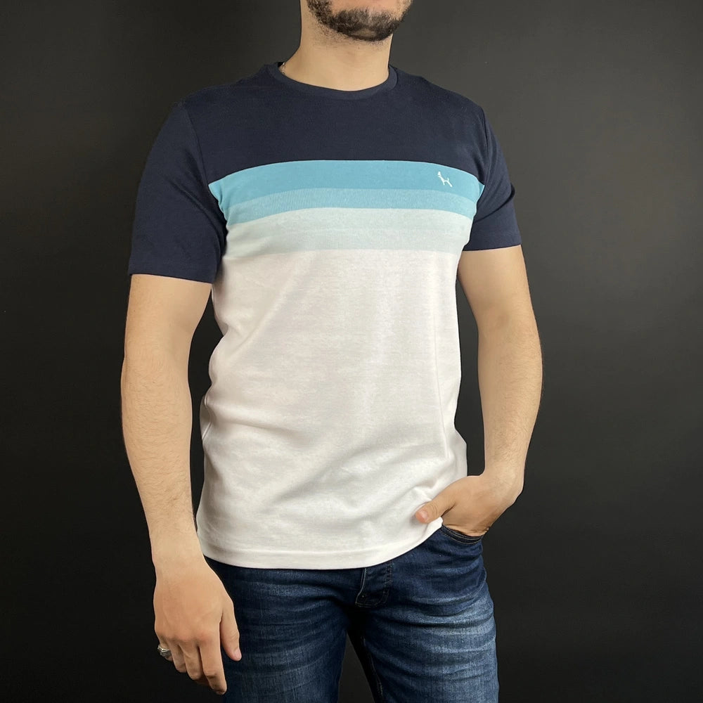 Tshirt Bewley & Ritch Turquoise/Navy