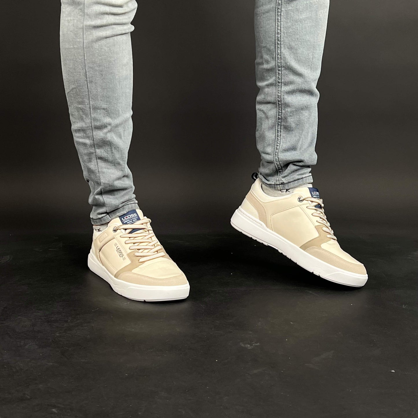 Basket Leoss Beige Plat
