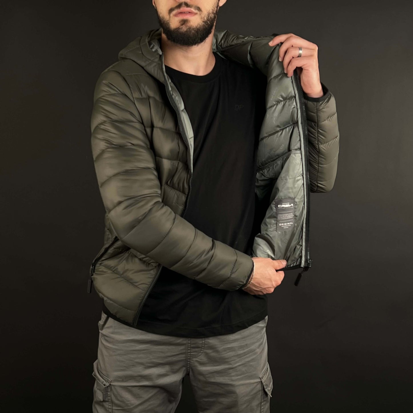 Doudoune Crosshatch Original Vert