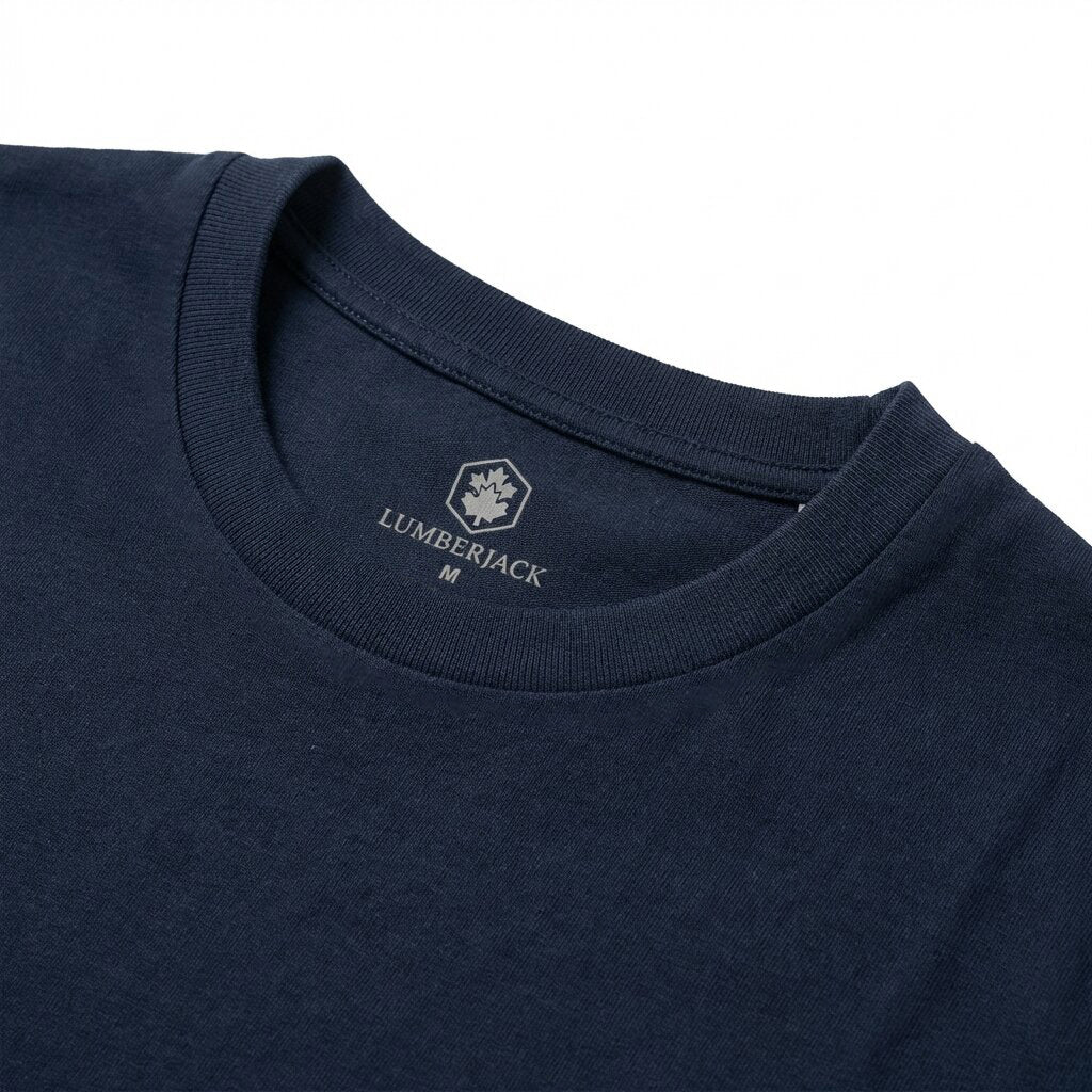 LUMBERJACK TEE MINI LOGO NAVY
