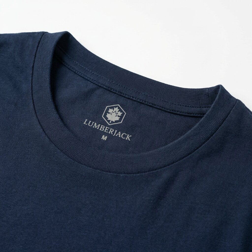 LUMBERJACK TEE ITALY BIG LOGO NAVY