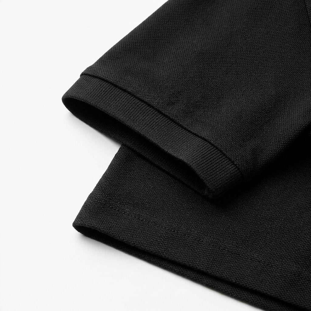 LUMBERJACK POLO ESSENTIALS MINI LOGO BLACK