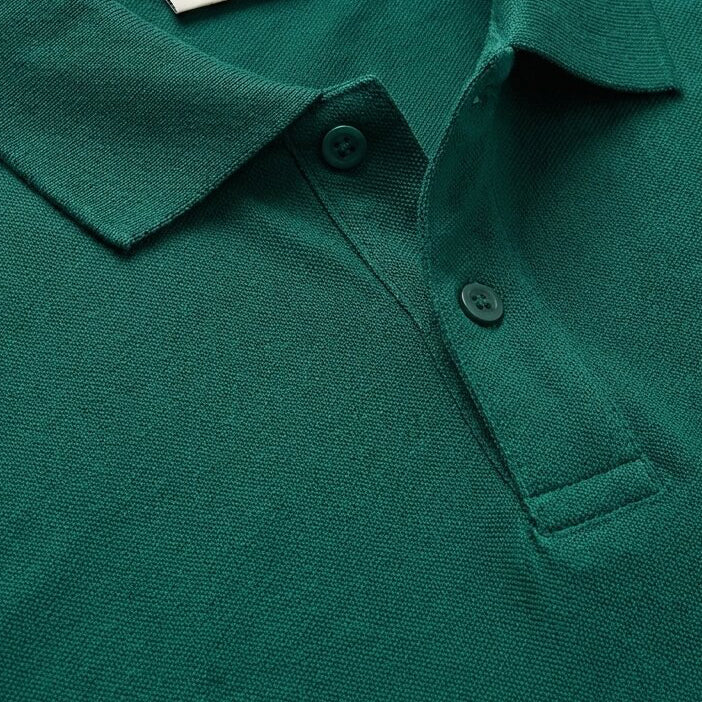 LUMBERJACK POLO ESSENTIALS MINI LOGO GREEN