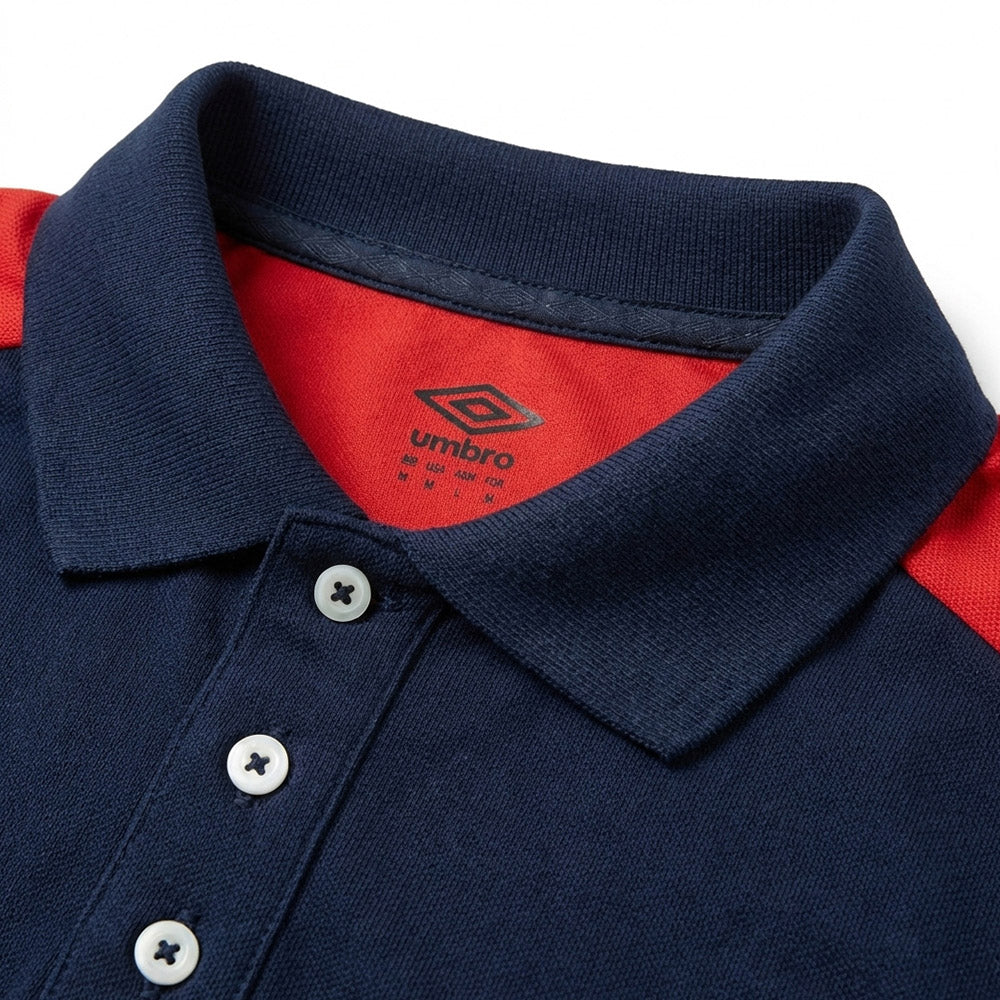 POLOS UMBRO ORIGINAL HOMME ROUGE COTON 2