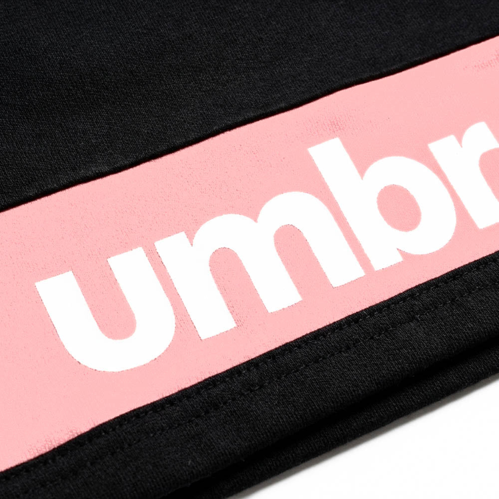 SHORT UMBRO COTON NOIR | ROSE