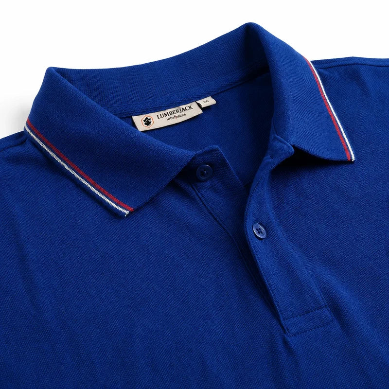 LUMBERJACK POLO SELECT MINI LOGO NEW BLUE