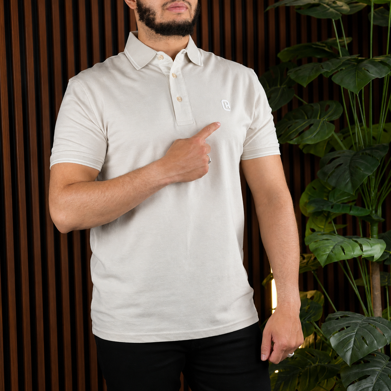 CROSSHATCH Mens Preece Polo Shirt