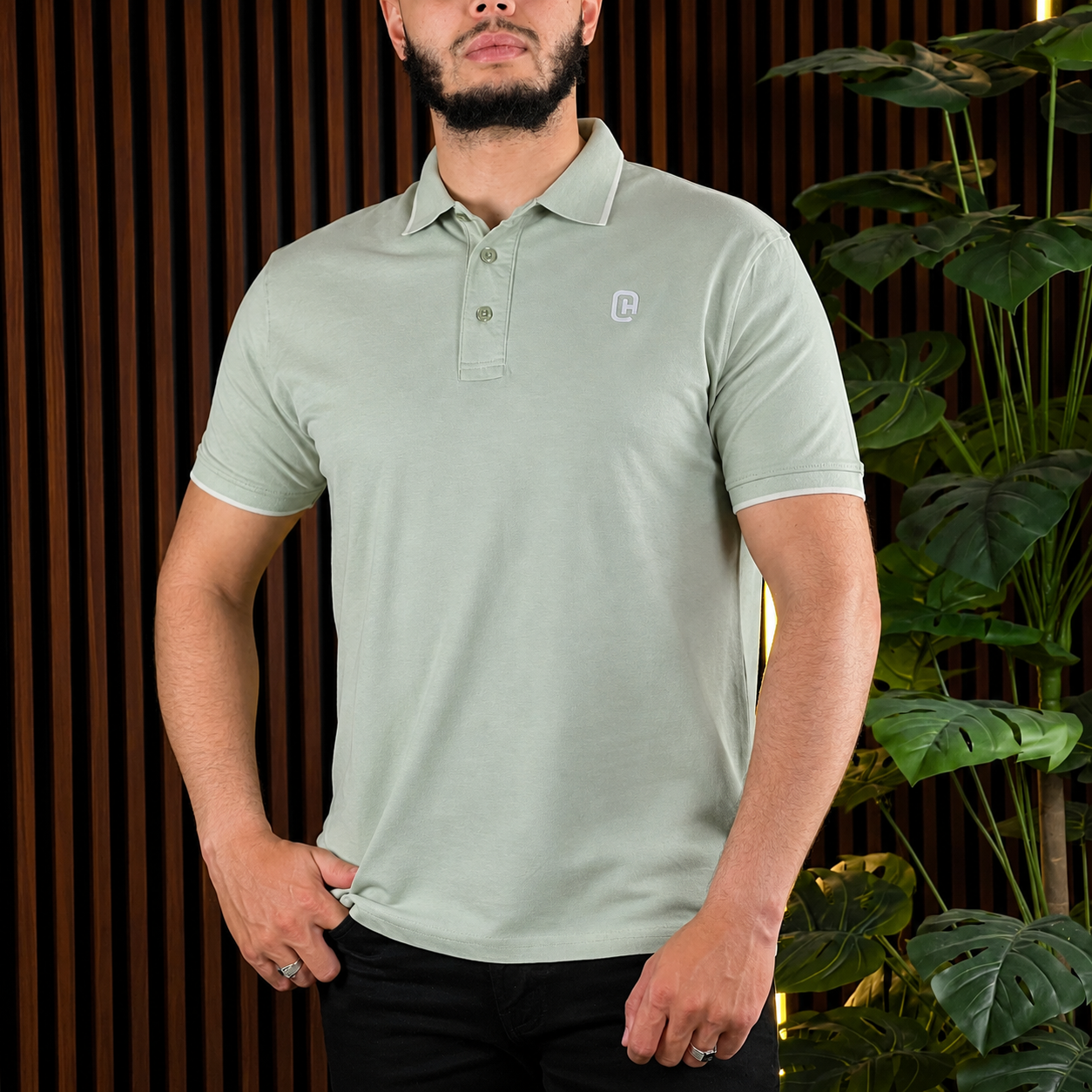 CROSSHATCH Mens Preece Polo Shirt