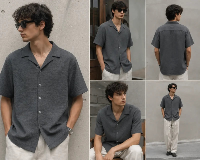 Chemise ZARA Texturée Premium