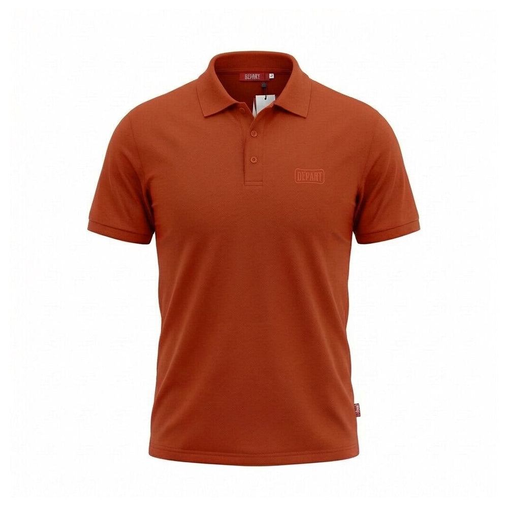 POLO DEPART HOMME COTON ORANGE