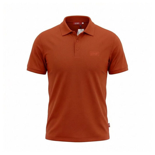 POLO DEPART HOMME COTON ORANGE
