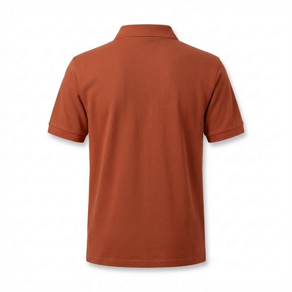 POLO DEPART HOMME COTON ORANGE