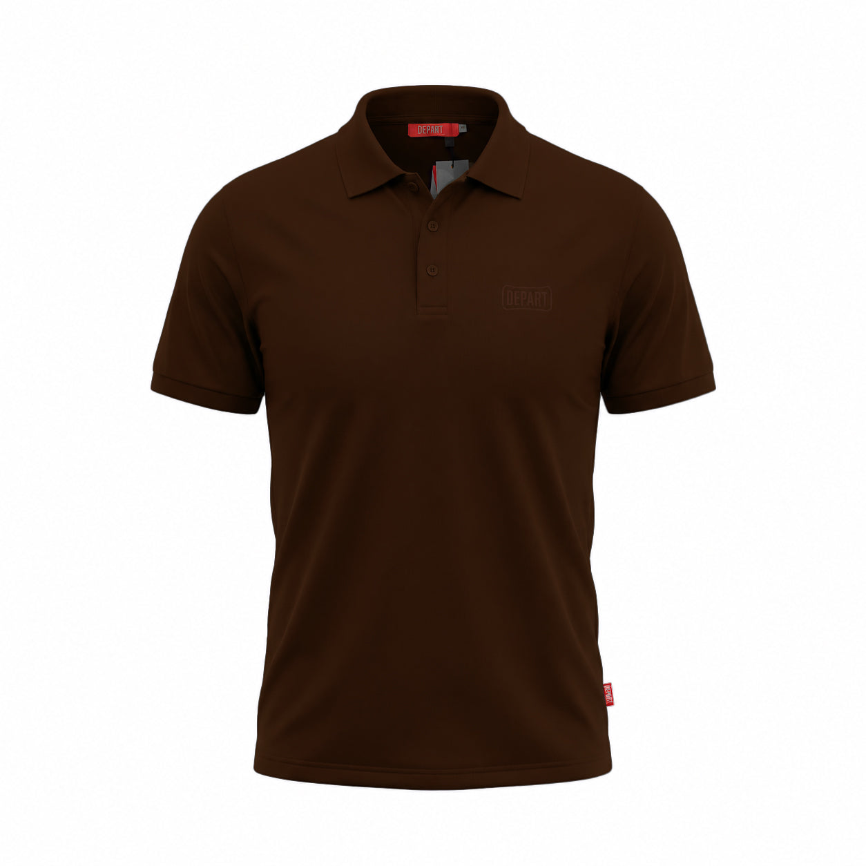 POLO DEPART HOMME MARRON