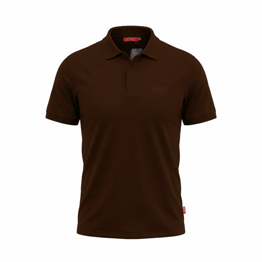 POLO DEPART HOMME MARRON
