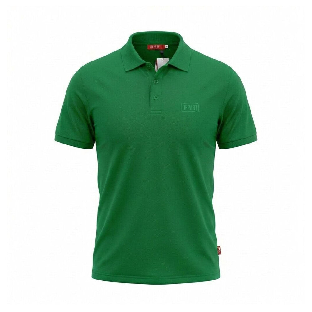 POLO DEPART HOMME COTON VERT