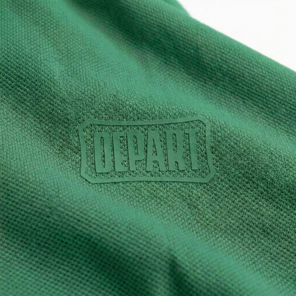 POLO DEPART HOMME COTON VERT