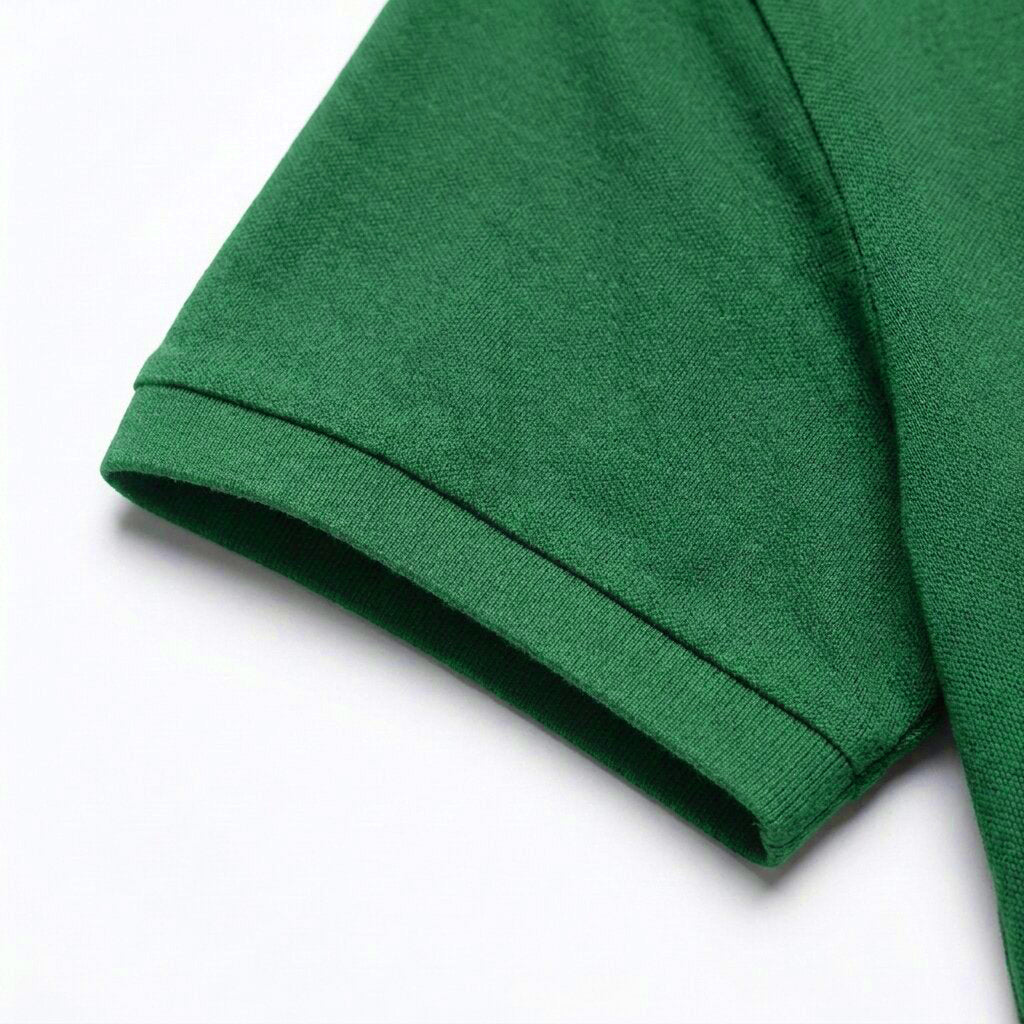 POLO DEPART HOMME COTON VERT