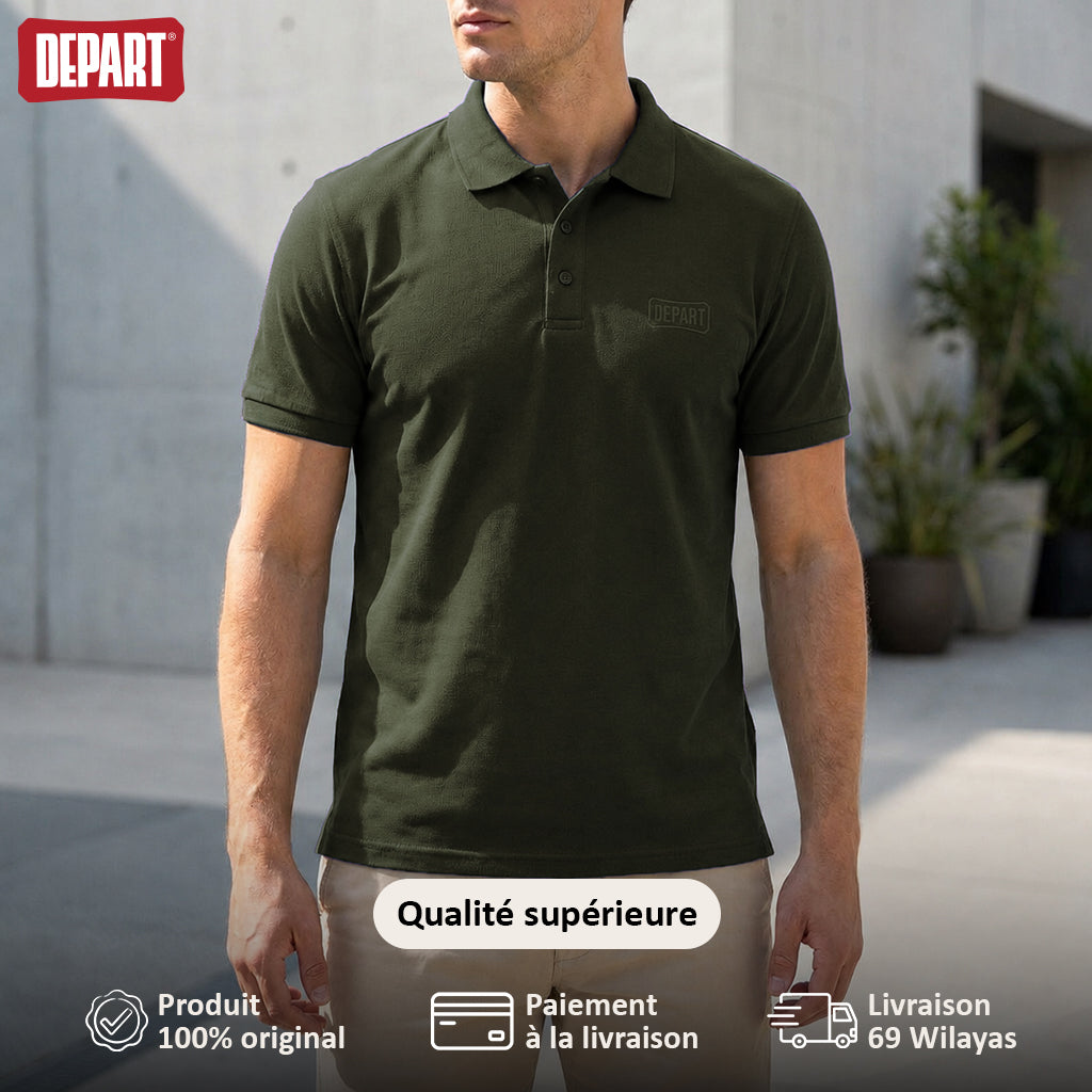 POLO DEPART HOMME KHAKI
