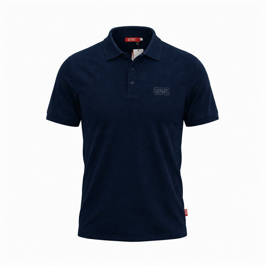 POLO DEPART HOMME BLEU MARINE