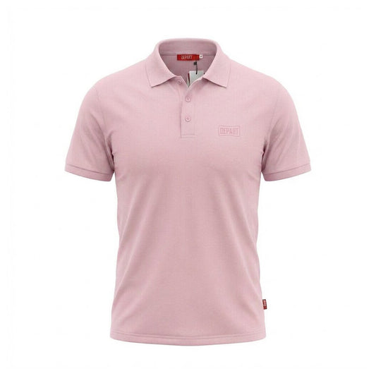 POLO DEPART HOMME COTON ROSE