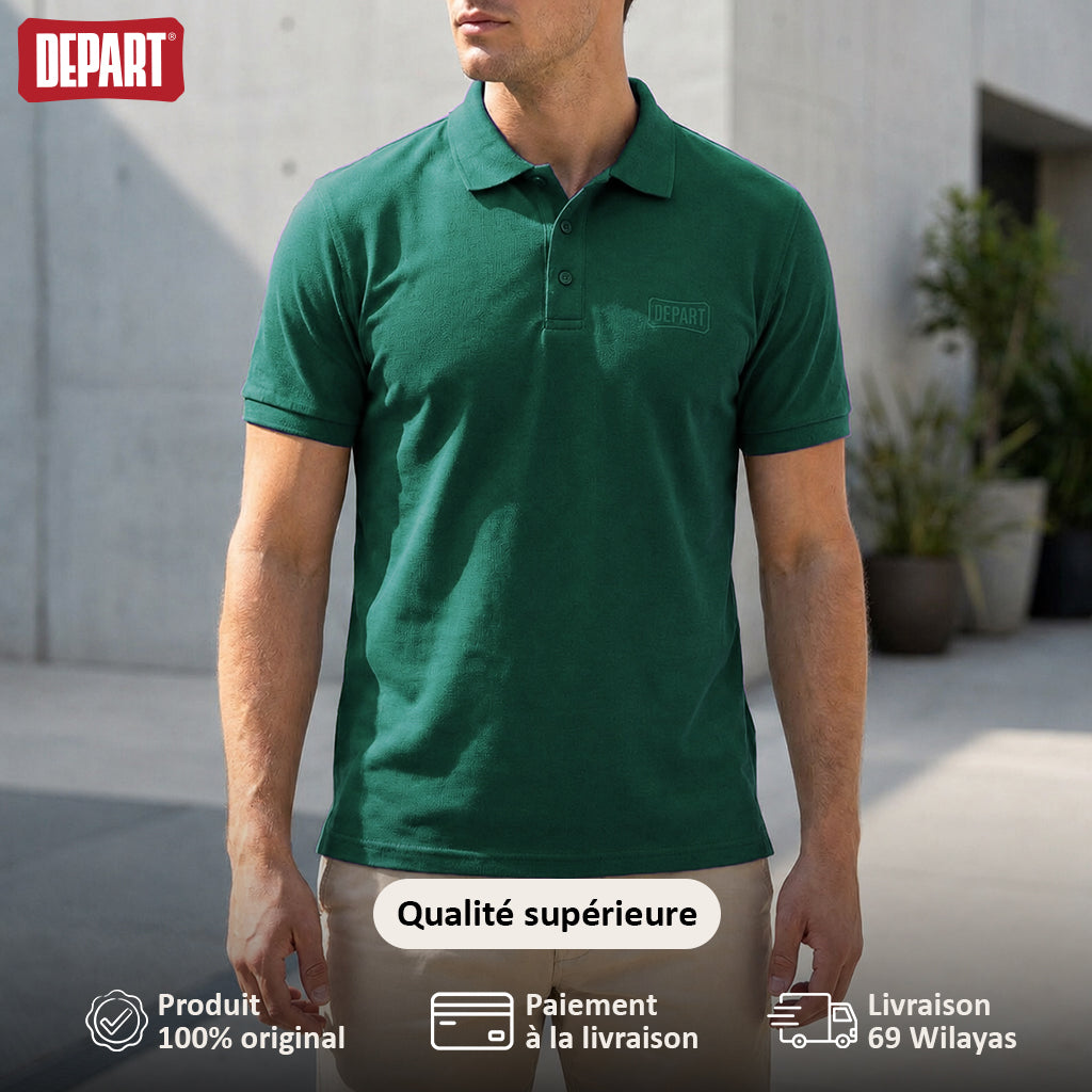 POLO DEPART HOMME VERT