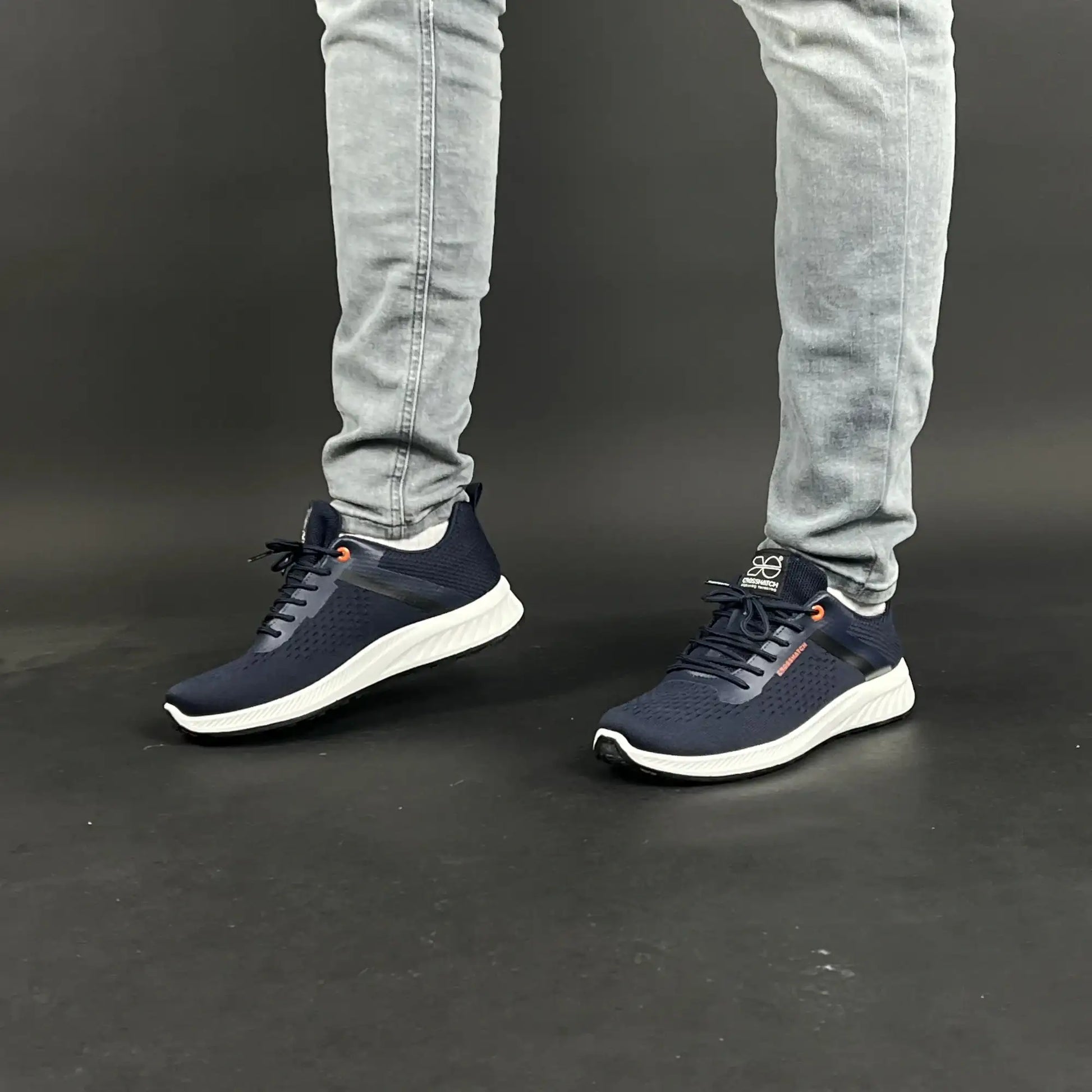 Baskets Bleu Crosshatch KAMRAN