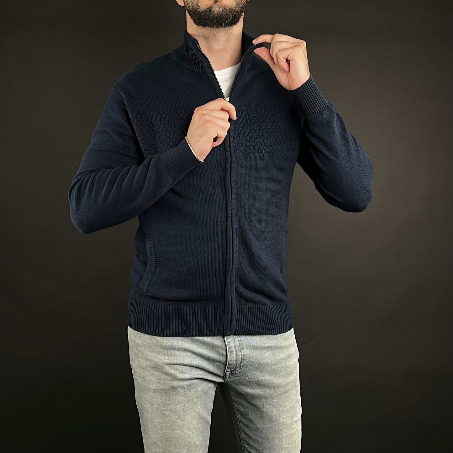 Gilet Zipper cardigan Original