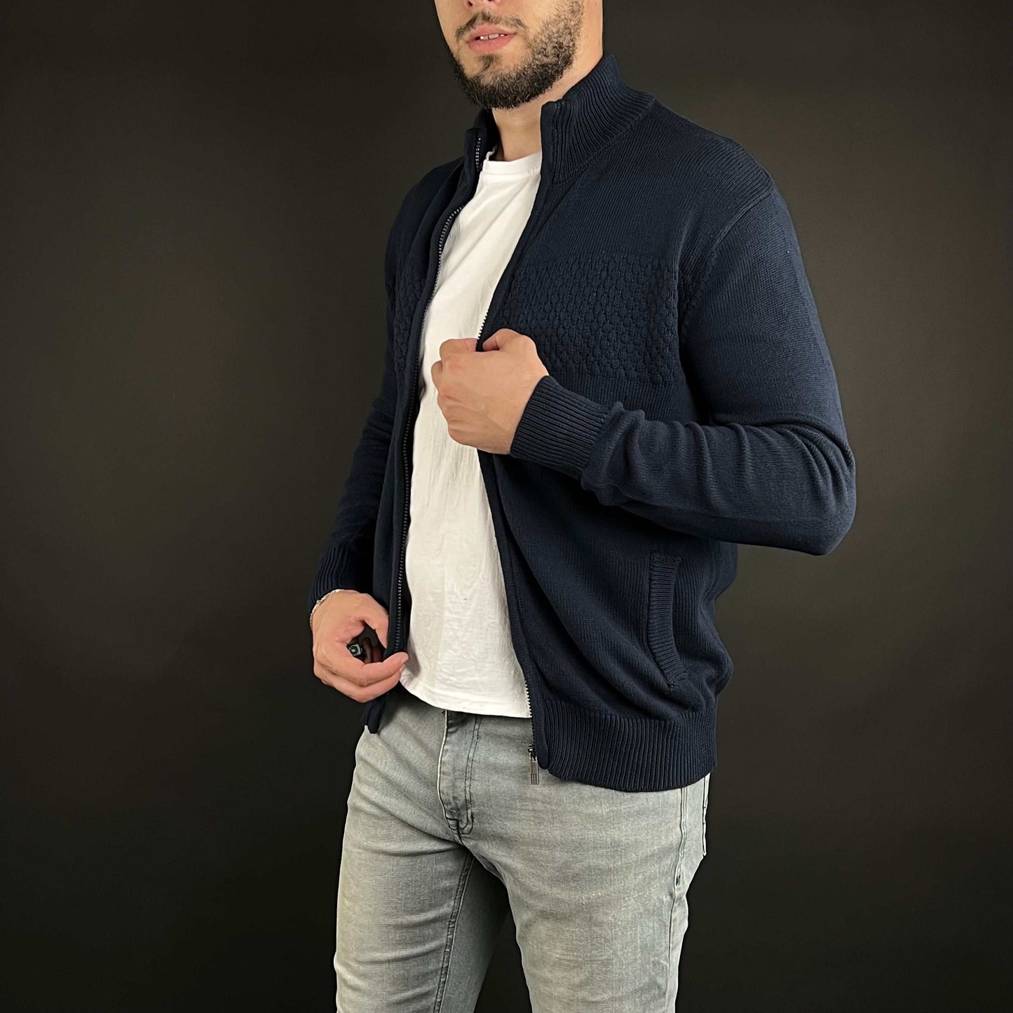 Gilet Zipper cardigan Original