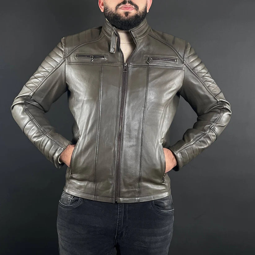 Veste Cuir Véritable