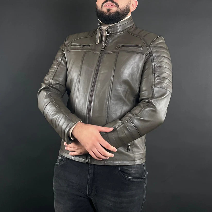 Veste Cuir Véritable