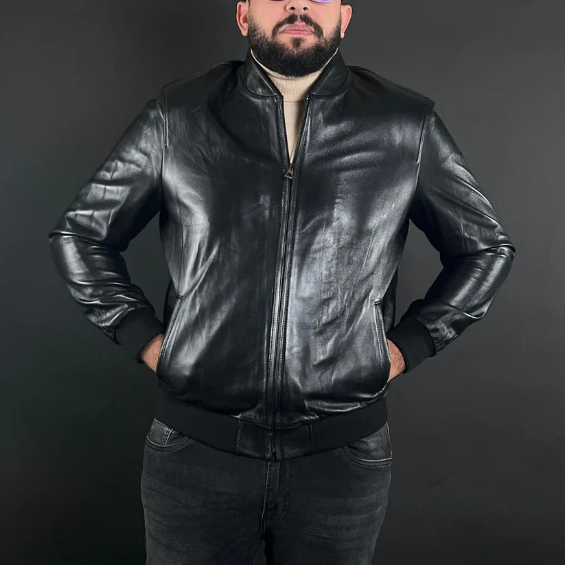 Veste Cuir Véritable