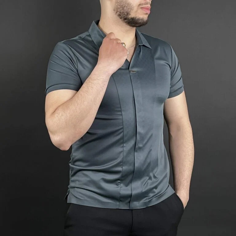 Pull Chemise Motif DL