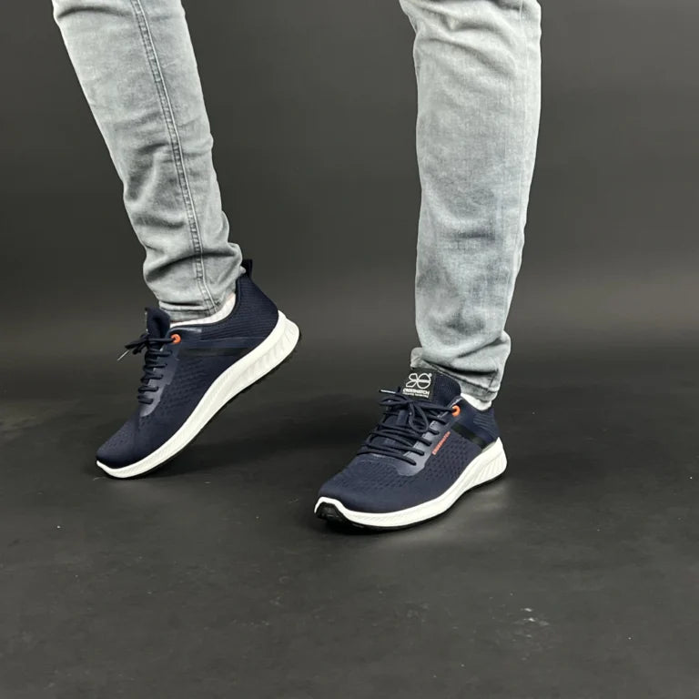 Baskets Bleu Crosshatch KAMRAN