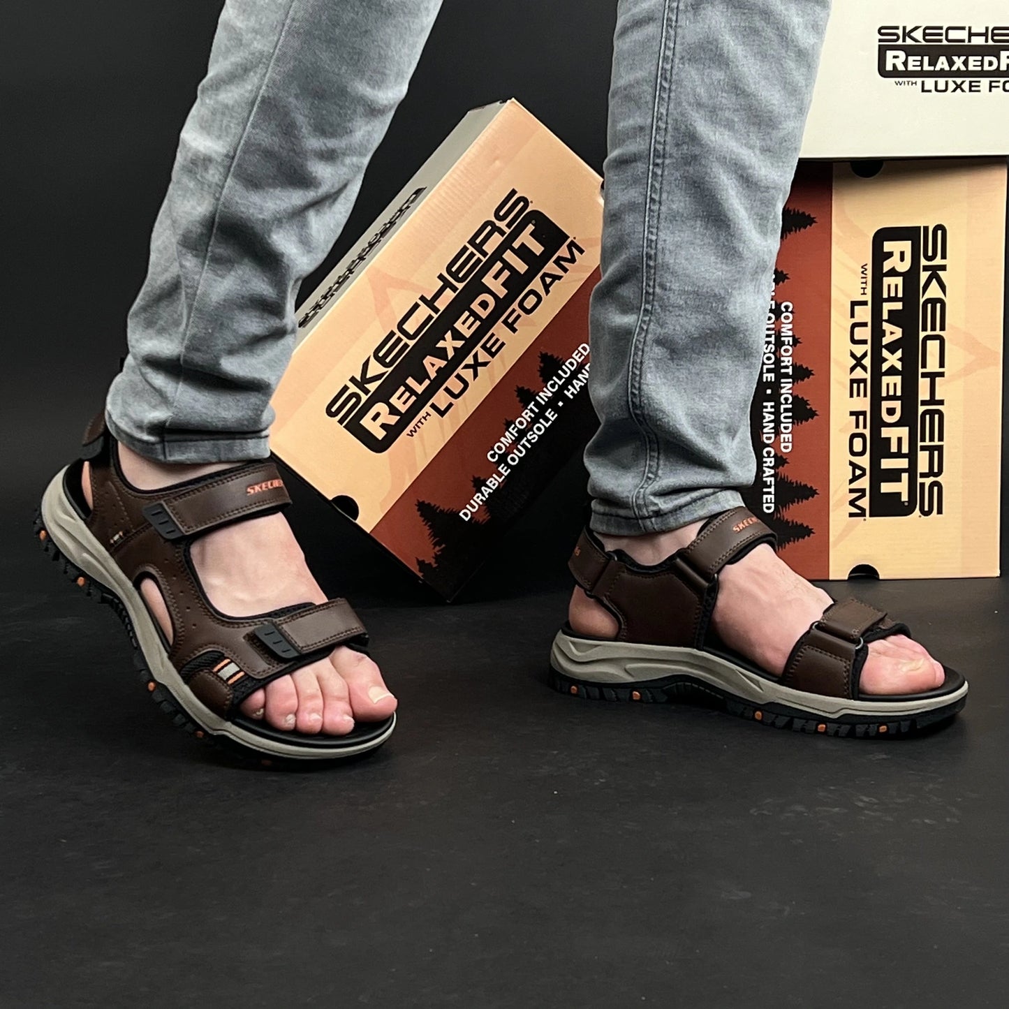 Sandal Skechers Marron