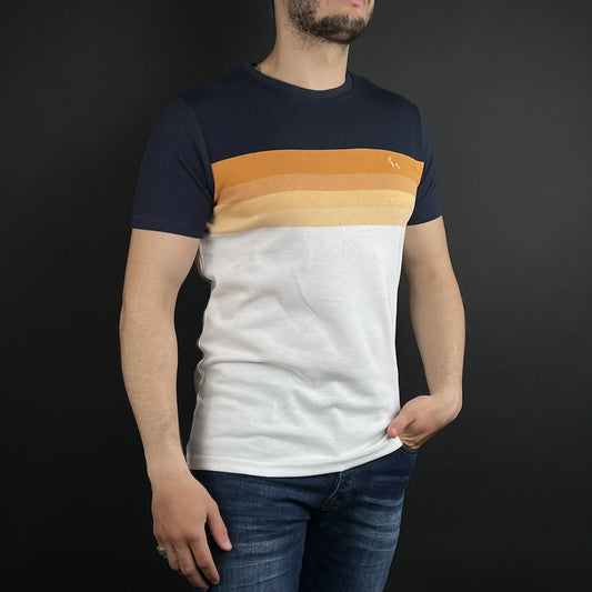 Tshirt Bewley & Ritch Orange/Navy