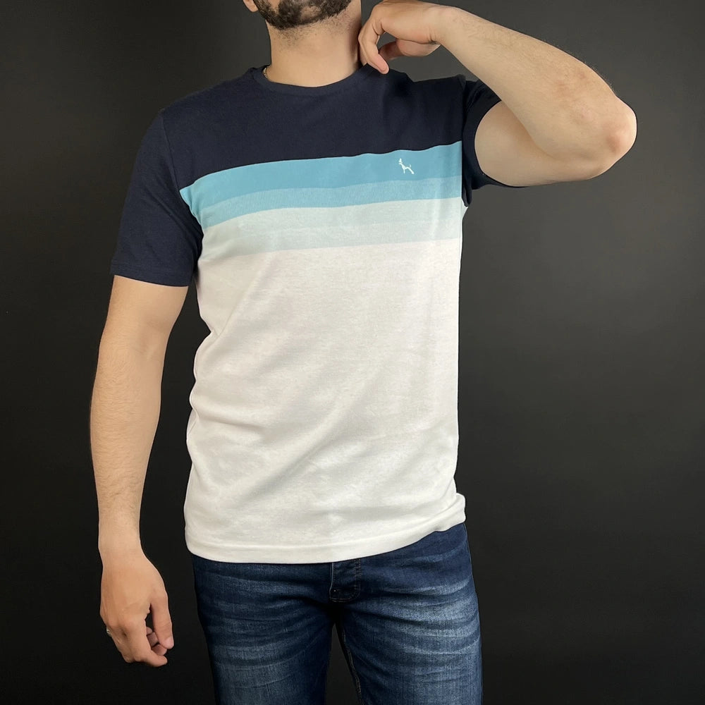 Tshirt Bewley & Ritch Turquoise/Navy