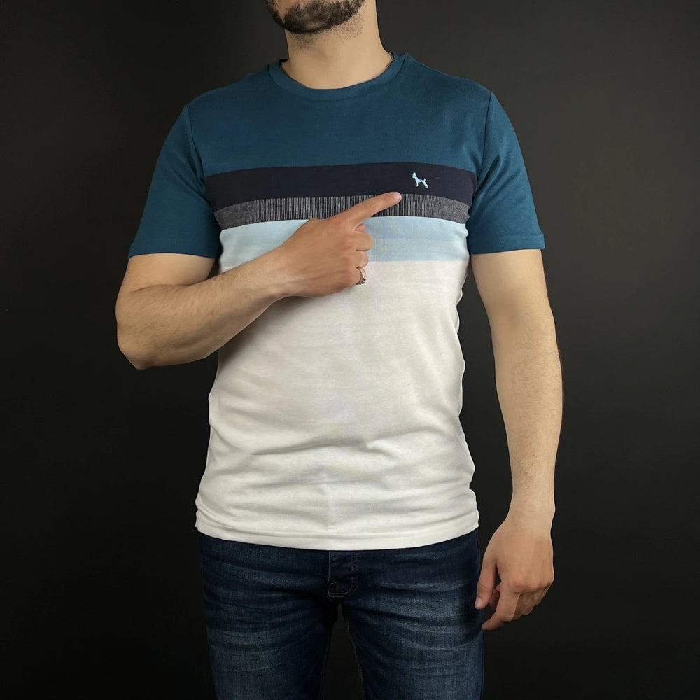 Tshirt Bewley & Ritch Teal/Navy