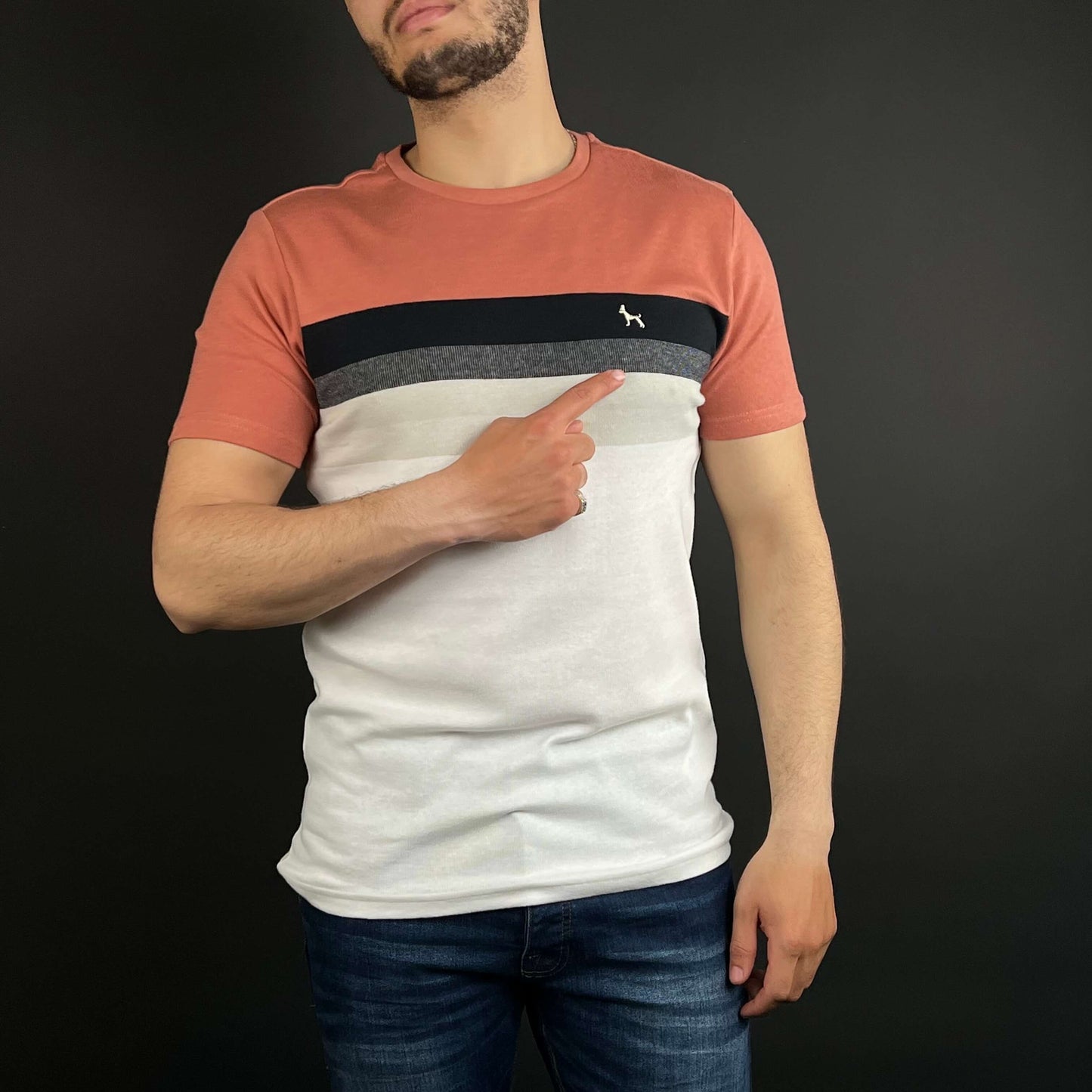 Tshirt Bewley & Ritch Pink/Black