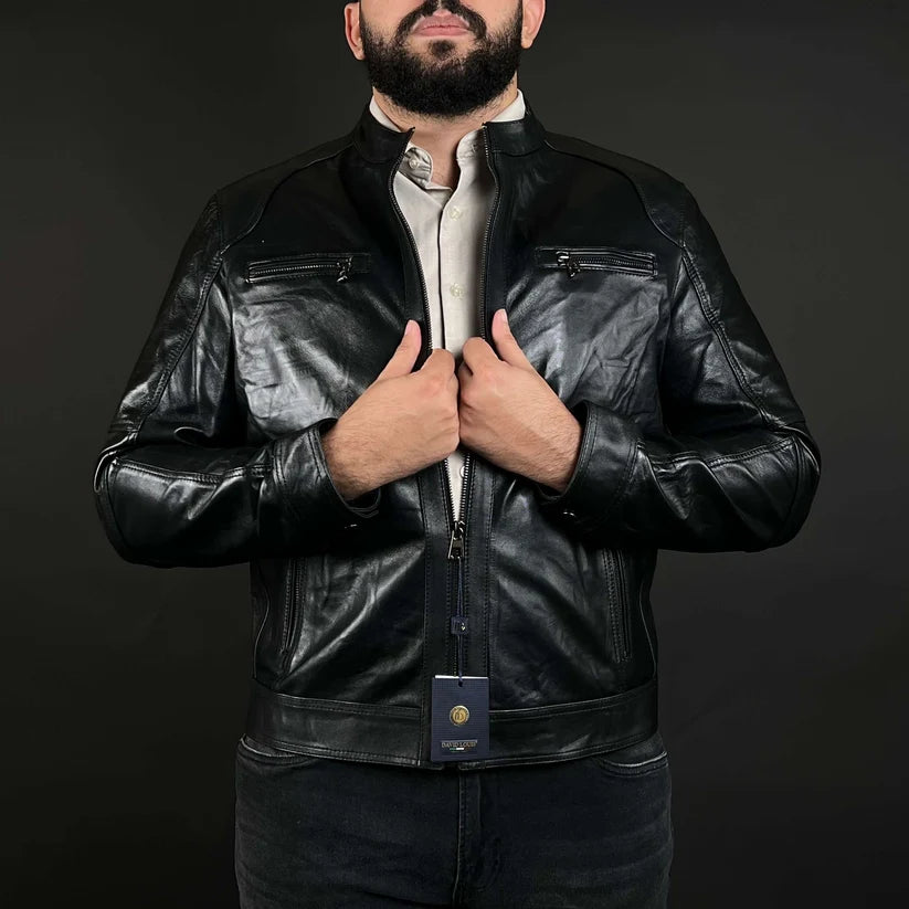 Veste Cuir Véritable