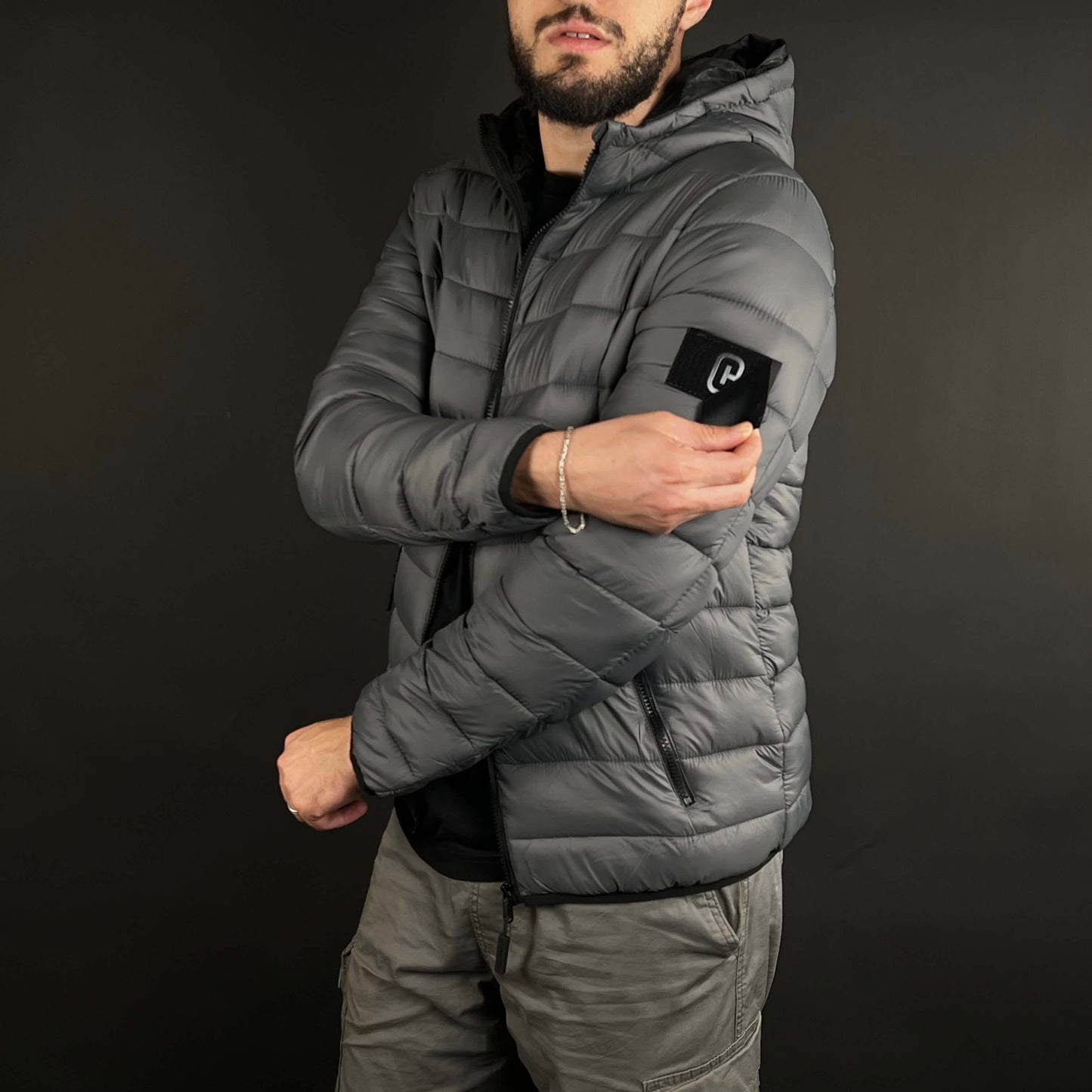 Doudoune Crosshatch Original Gris