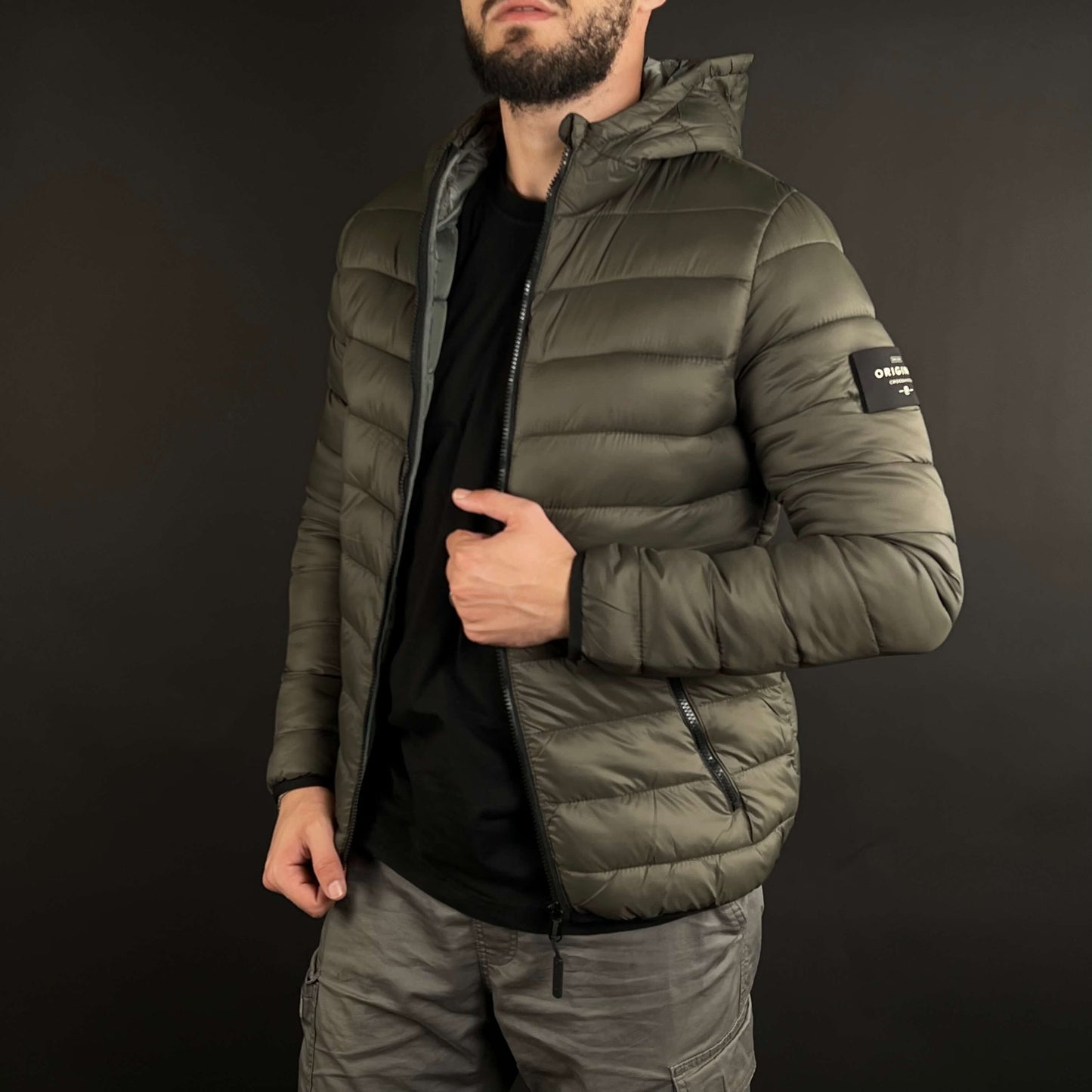 Doudoune Crosshatch Original Vert