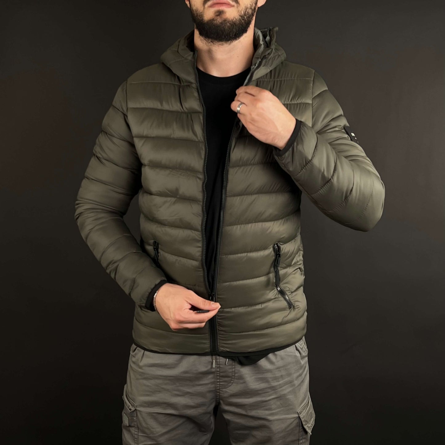 Doudoune Crosshatch Original Vert