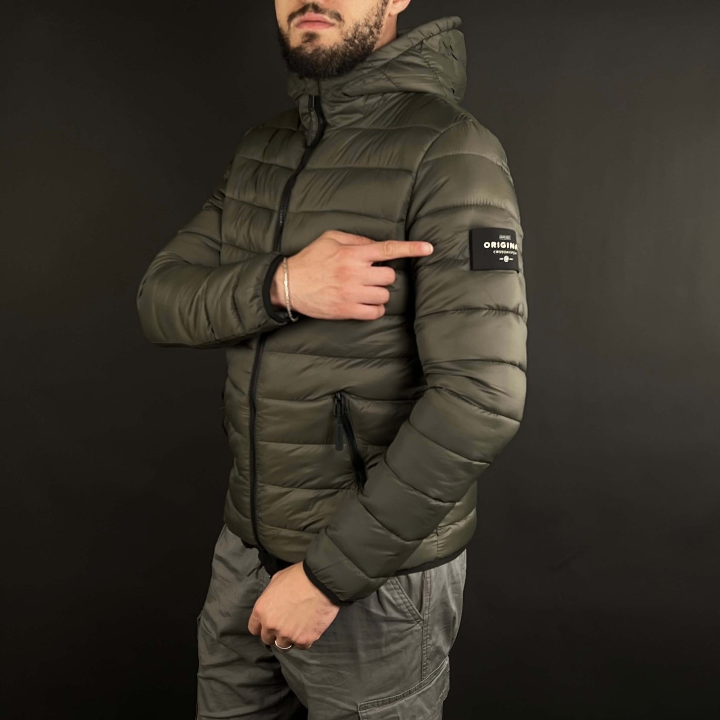 Doudoune Crosshatch Original Vert